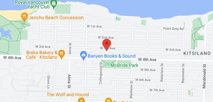 map of 3454 W 3RD AVENUE